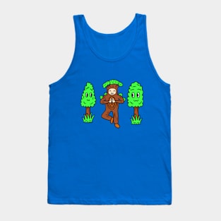 Funny tree pose Tank Top